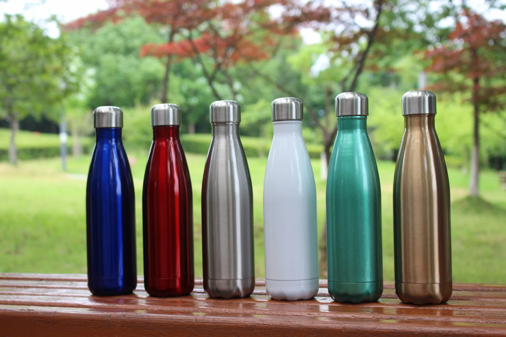 Wholesale/Supplier Single Wall 750ml 304 Stainless Steel Cola Shaped Sports Water Bottle