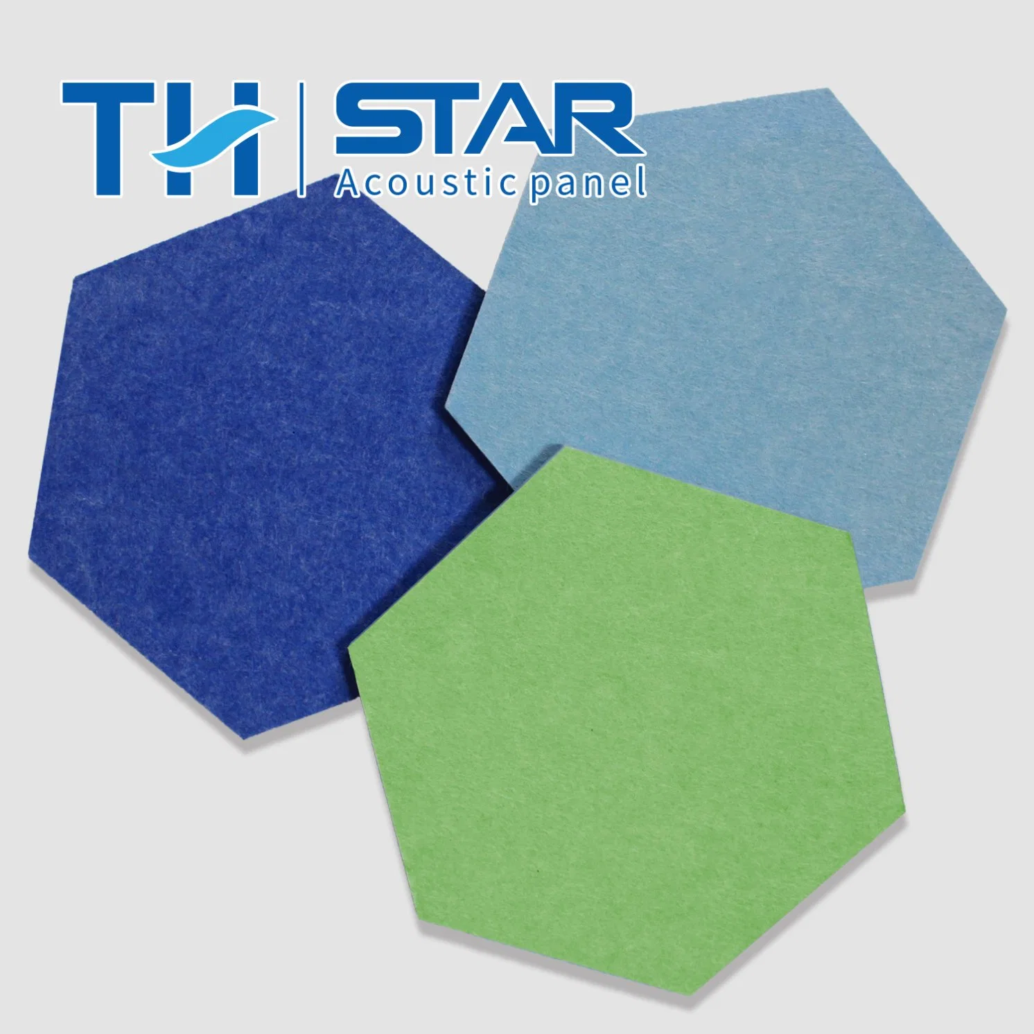 High quality/High cost performance  Polyester Fiber Interior Material Wall Pet Hexagon Acoustic Panel