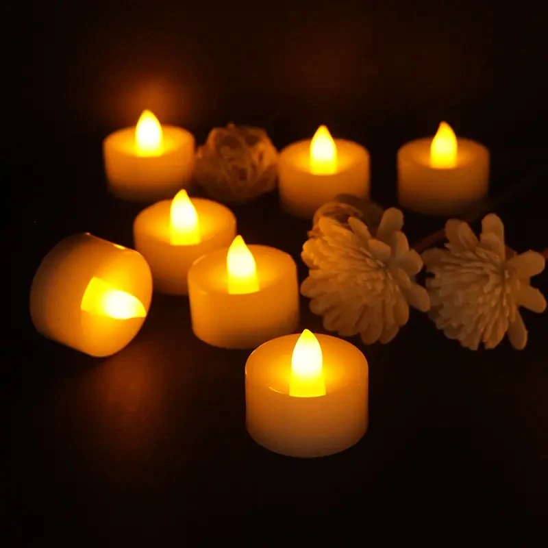 Mini LED Tea Light Flameless Candle Flickering Light