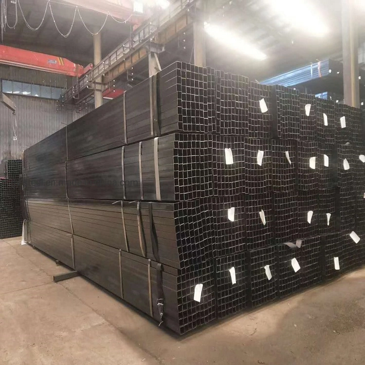 ASTM A500 Black Carbon Steel Pipe Welded Pipe Square and Rectangular Steel Tube for Construction