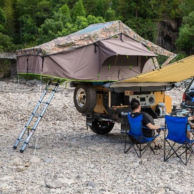 Fournisseur en gros toit étanche de luxe Camping tente-roulotte