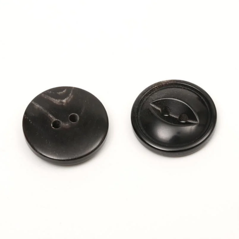 Real Horn Button Manufacturers Button Trench Coat Buttons Coffee Color Black Coat Buttons Th8304