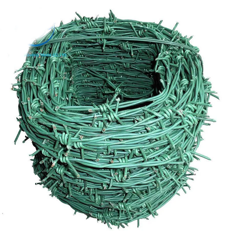 Coil Barbed Iron Wire Galvanized Coated Steel Barbed Wire Mesh