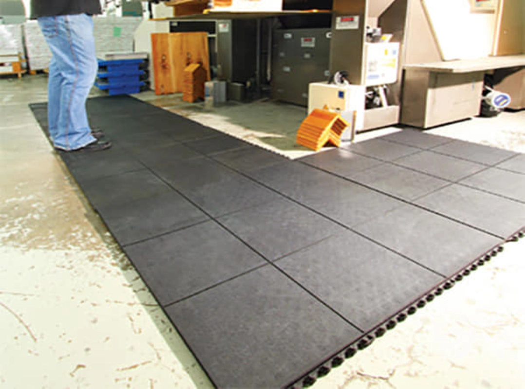 Anti Fatigue Mat with Interlocking Jigsaw Floor Gym Mat 914X914mm Workshop Mat