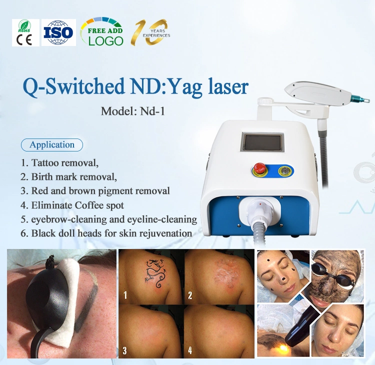 2022 Pikosekunden 1064nm 755nm 532nm ND YAG Laser Pico Laser Tattoo Entfernung Entfernen Sommersprossen Geburtsmarke Pikosekunde