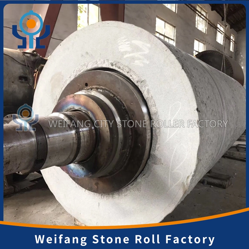 Paper Roll Slitting Machine China Stone Press Roll Manufacturing Equipment Manufacturing Toilet Paper Lava Roll Granite Stone Roll