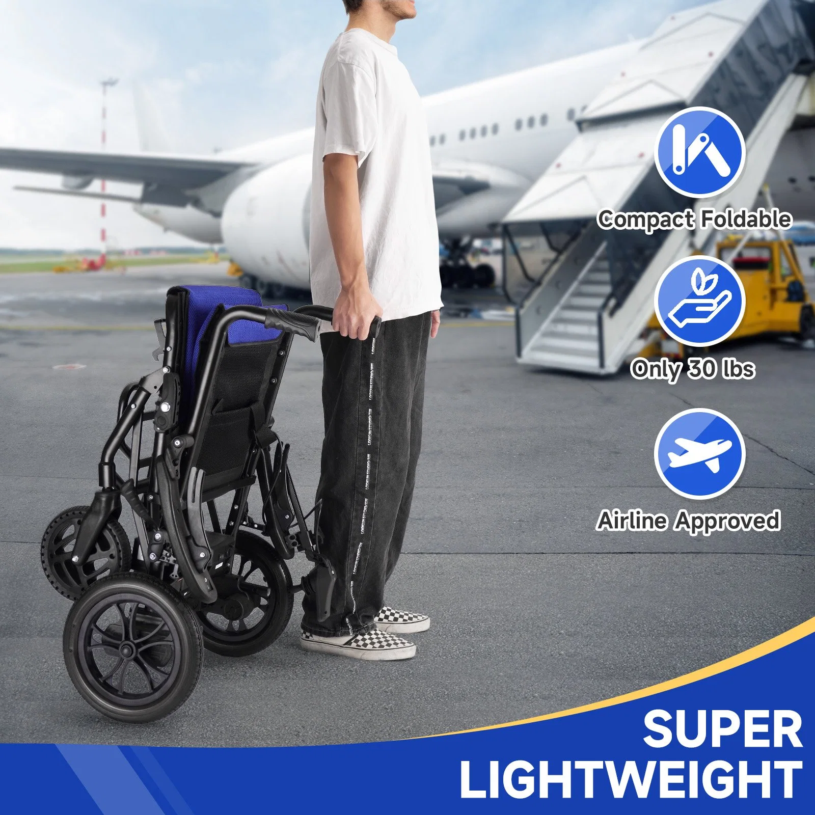 Factory Direct Sale Amazon Top Seller Electric Wheelchair for Handicapped and The Elderly