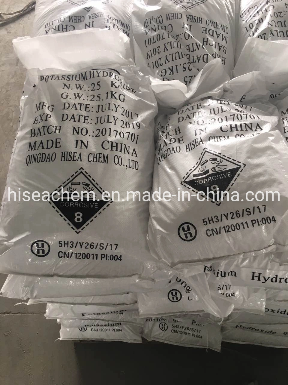 Potassium Hydroxide 90% Flakes KOH Industrial Grade CAS1310-58-3