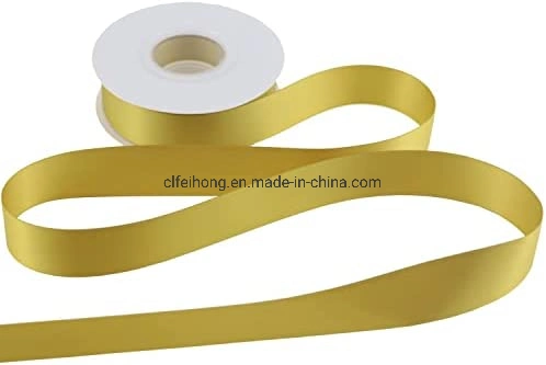 Wholesale/Supplier Factory Price High quality/High cost performance  100% Polyester Recycled Single/ Double Face Satin Ribbon