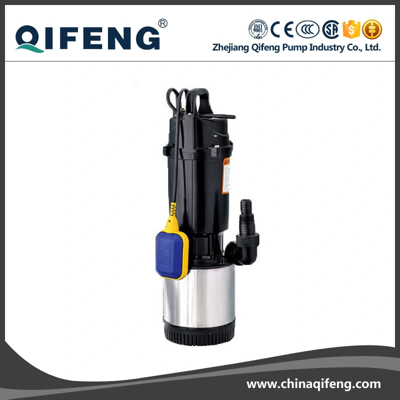 1HP Electric Self-Priming Centrifugal Submersible Pump for Clean Water (QDX)