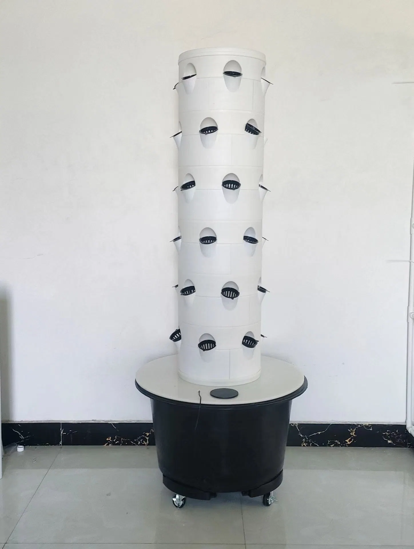 80 Planting Holes Vertical Hydroponic Tower Growing System