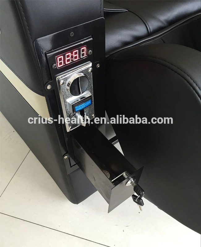 Public Remote Control Vending Paper Money Operated Massage Chair