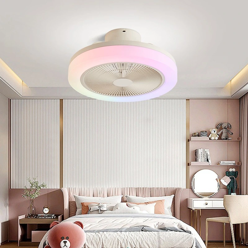 46 Cm Diameter RGB Colorful Bluetooth LED Ceiling Fan Remote Control Fan Lamp