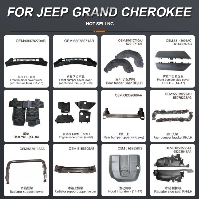 Precio Mayorista/Proveedor Kit de carrocería auto piezas de repuesto para Jeep Grand Cherokee