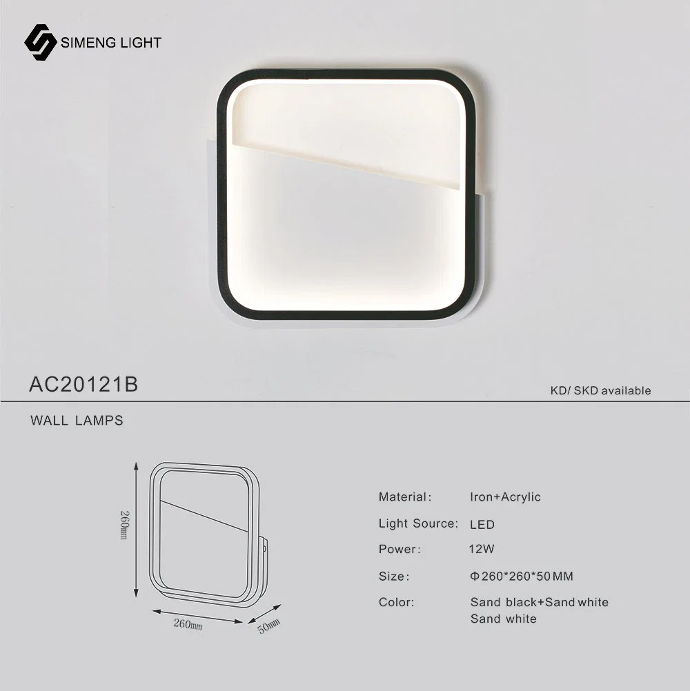 Modern Minimalist Outdoor Waterproof Garden Light Interior Wall Lamp Stair Aisle Balcony Living Room LED Wall Lamp