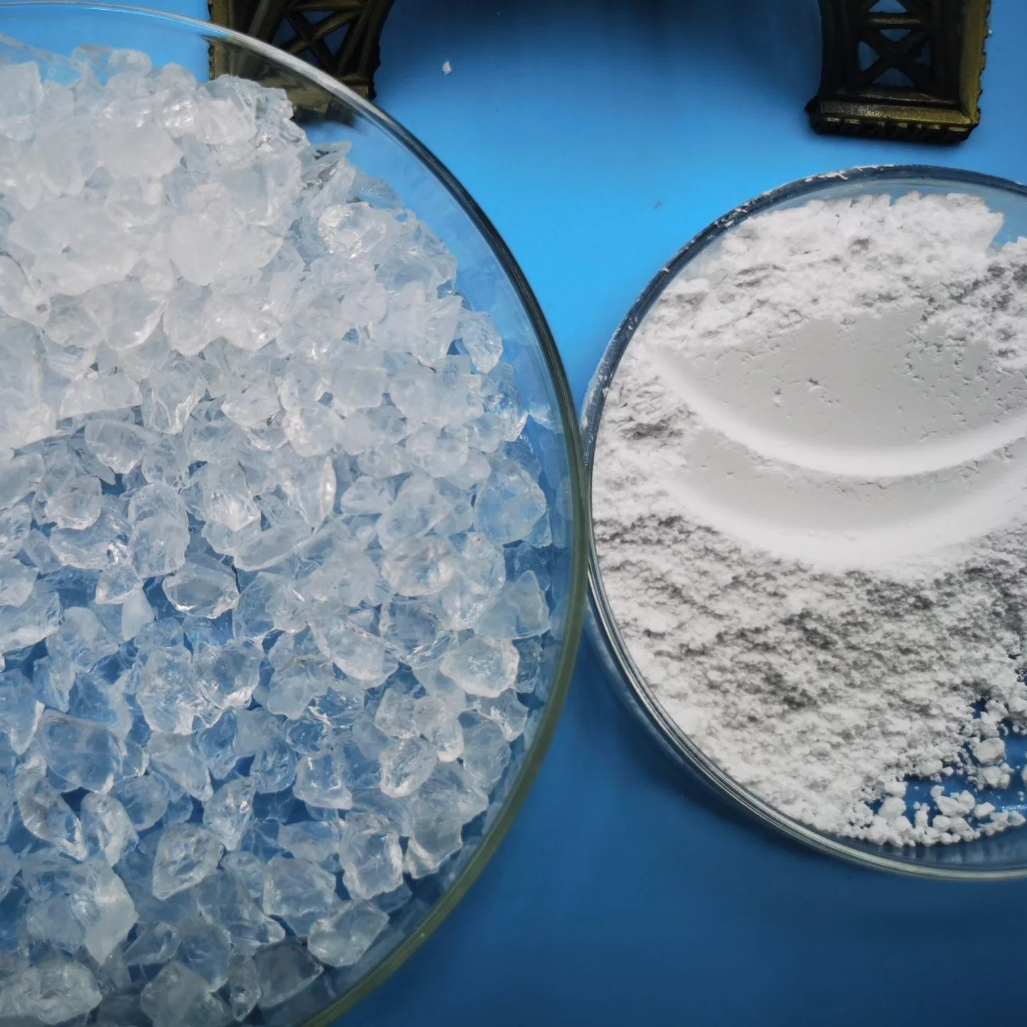 Areia de sílica fundida de farinha de sílica fundida com a química consistente e cuidadosamente controlada de distribuição de tamanho de partículas