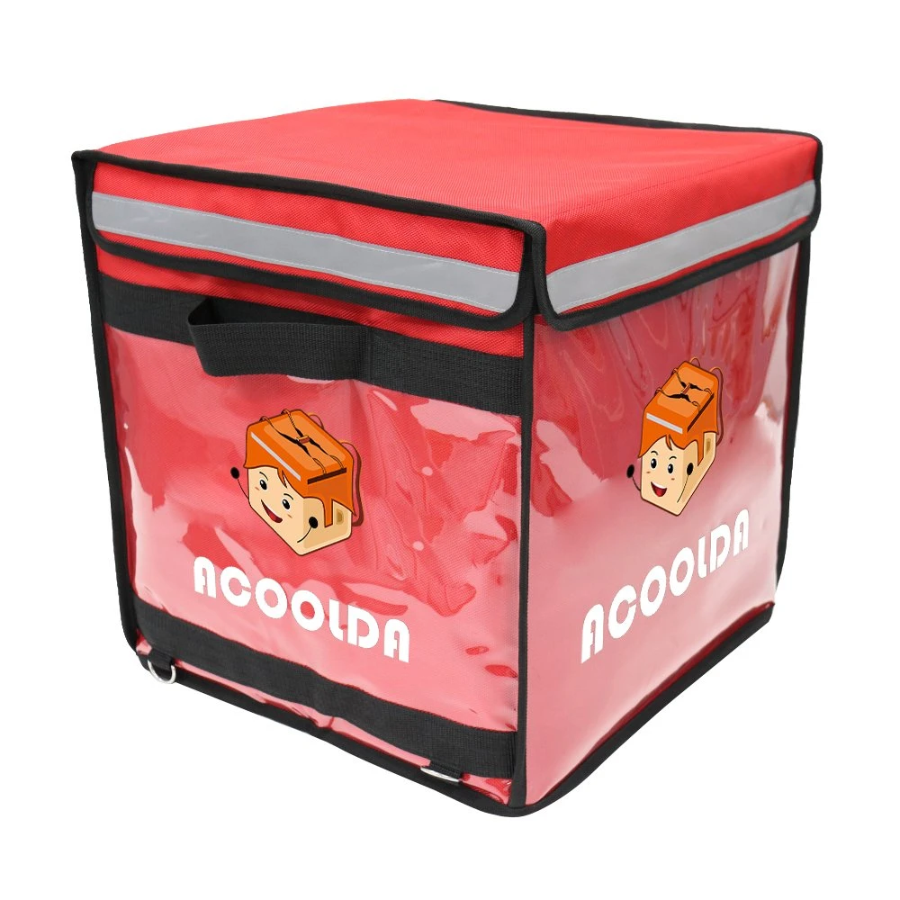 Wholesale/Supplier Customized Insulated Food Delivery Lunch Aluminum Foam Foil Thermal Cooler Bag Lined