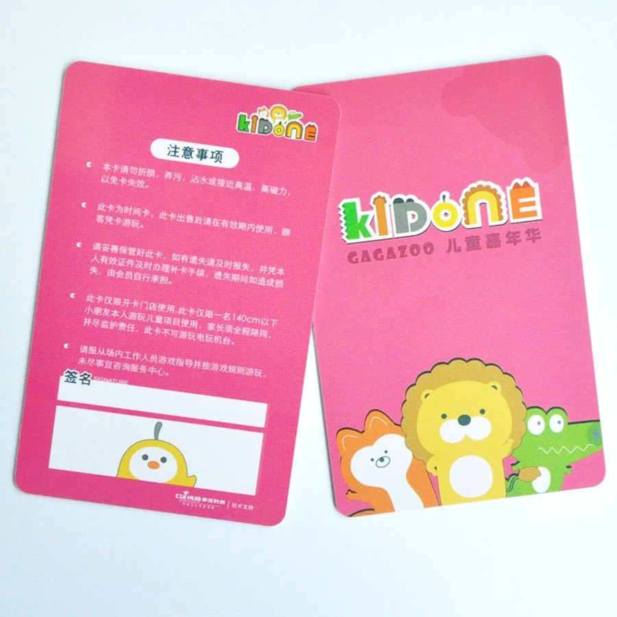 Custom Design PVC Printing Card Student Membership VIP Gift Card