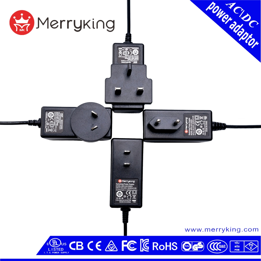 Factory Direct Wholesale 24V 1A Power Adapter for LED Light