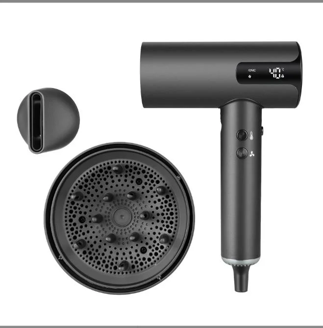 Concentrator Nozzle Professional AC Motor Powerful Hair Dryer Salon Hair Dryer 4 Speed Setting Salon Hair Dryer Beauty Hair Salon Equipment