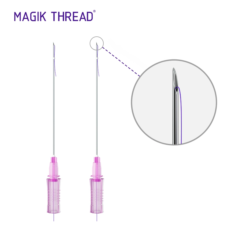 Magik Thread Surgical Sutures Pdo Mono 30g 25mm 38mm Mono Pdo Fios De Pdo Thread for Face Lift