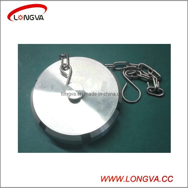 Stainless Steel Sanitary Blind Cap with Chain with Good Quality