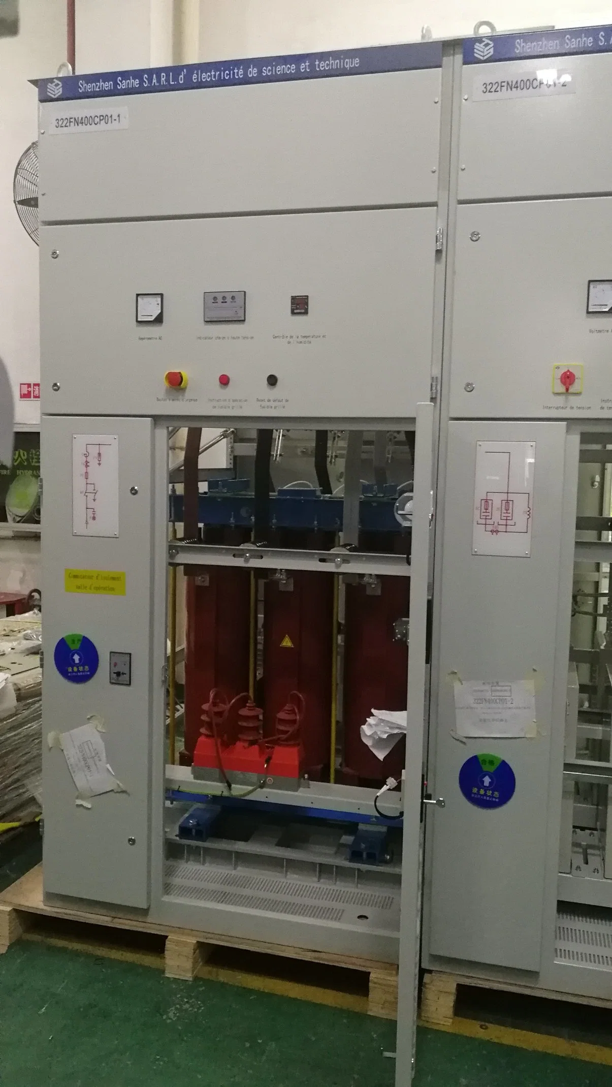 A centralização de fábrica de moagem Hvcr Compensação de potência reativa com protecção de sobrepressão do capacitor