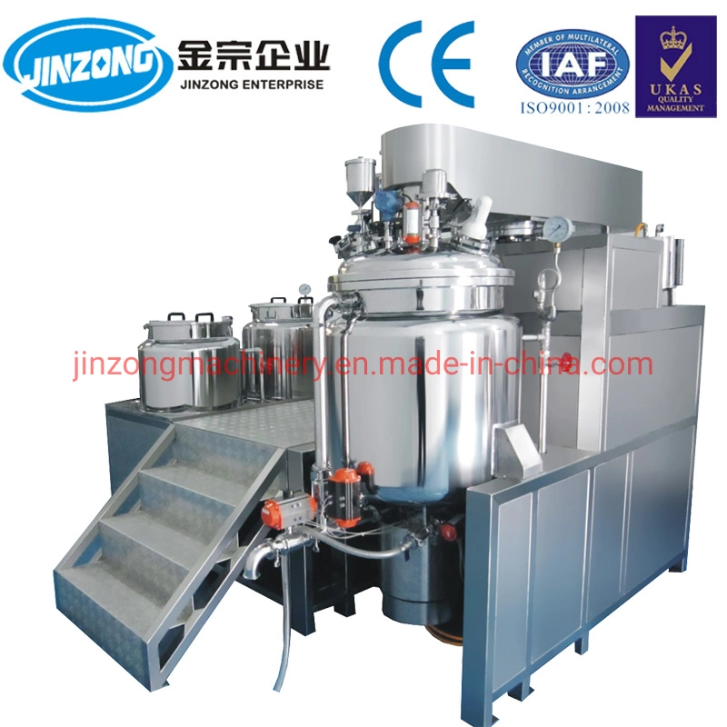 100L Hydraulic Homogenizer Machine (PLC) Vacuum Emulsifier Machine Emulsifying Machine