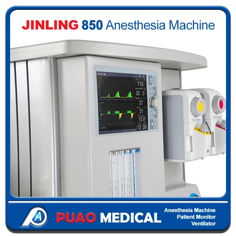 Exportateur d'équipement chirurgical Machine d'anesthésie de qualité supérieure avec poste de travail (JinLing 850)