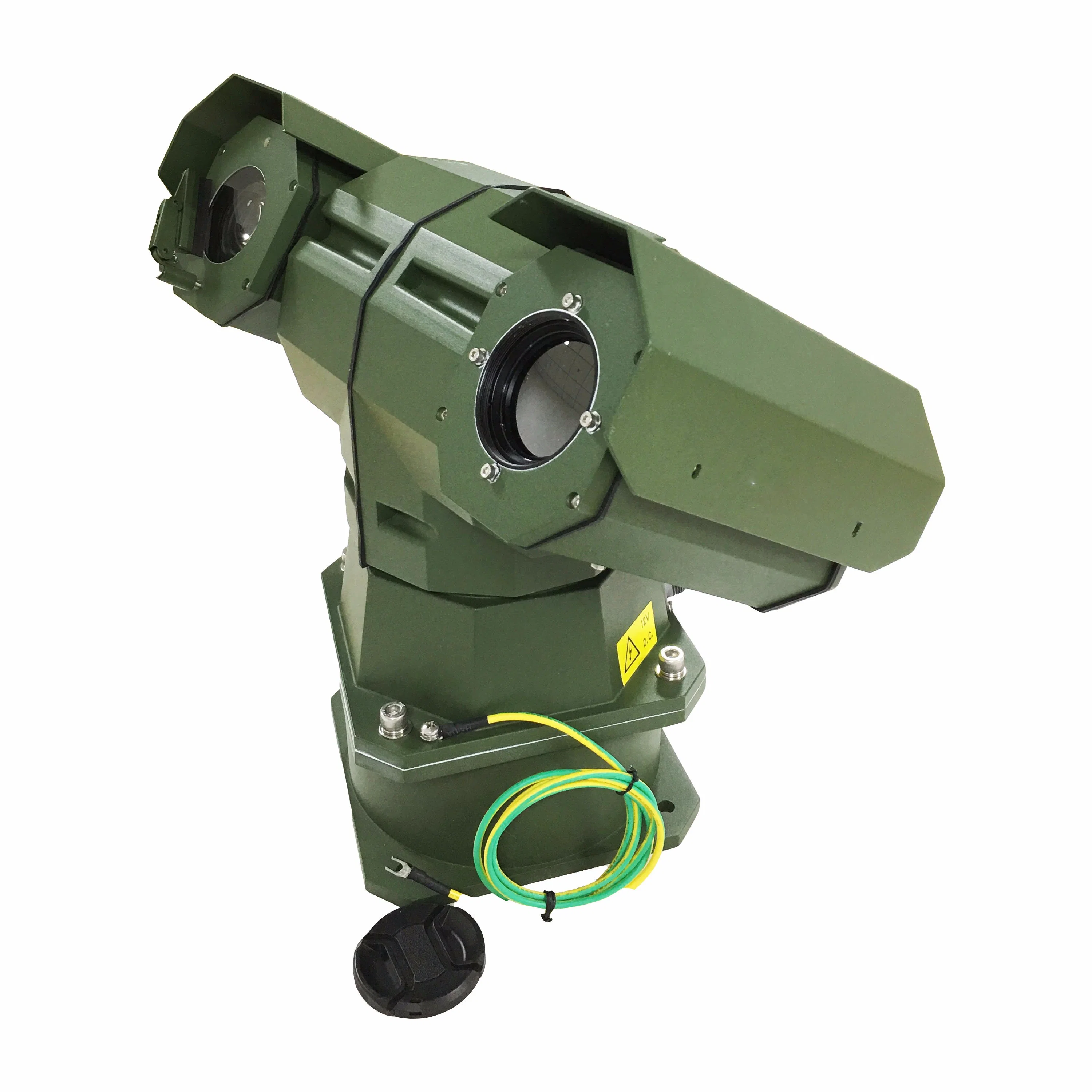 Factory Direct 3300 Meters Railway Port Forest Fire Prevention Security Monitoring Dual Sensor Thermal Camera