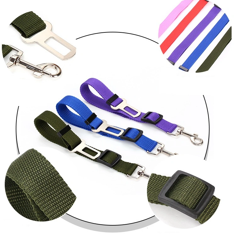 Adjustable Pet Dog Seat Belt Durable Pet Dog Cats Car Vehicle Seatbelt