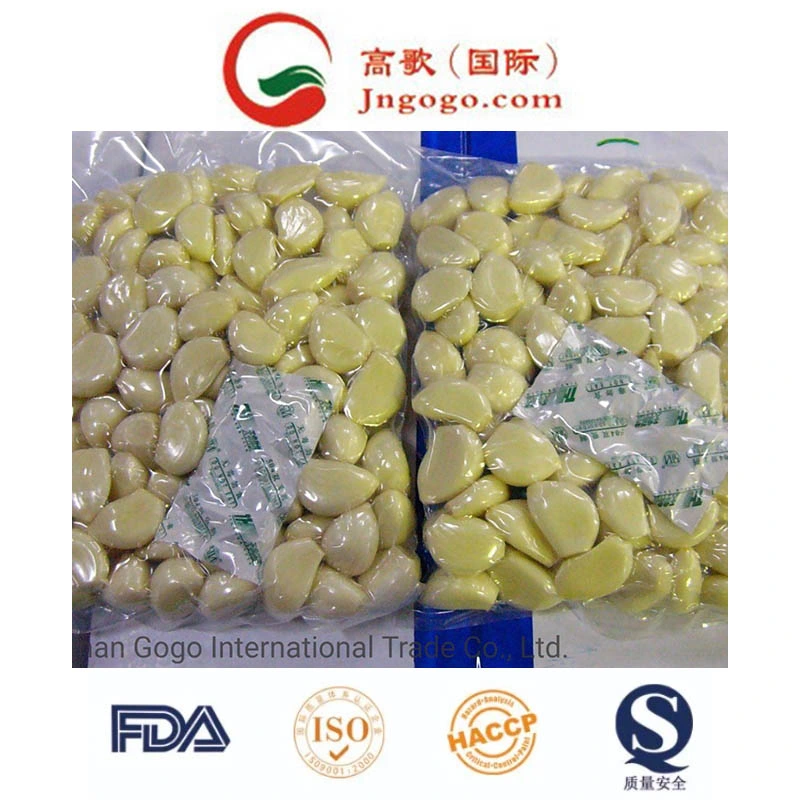 New Crop Pure White Chinese Fresh Peeled Garlic (180-220grains/kg)