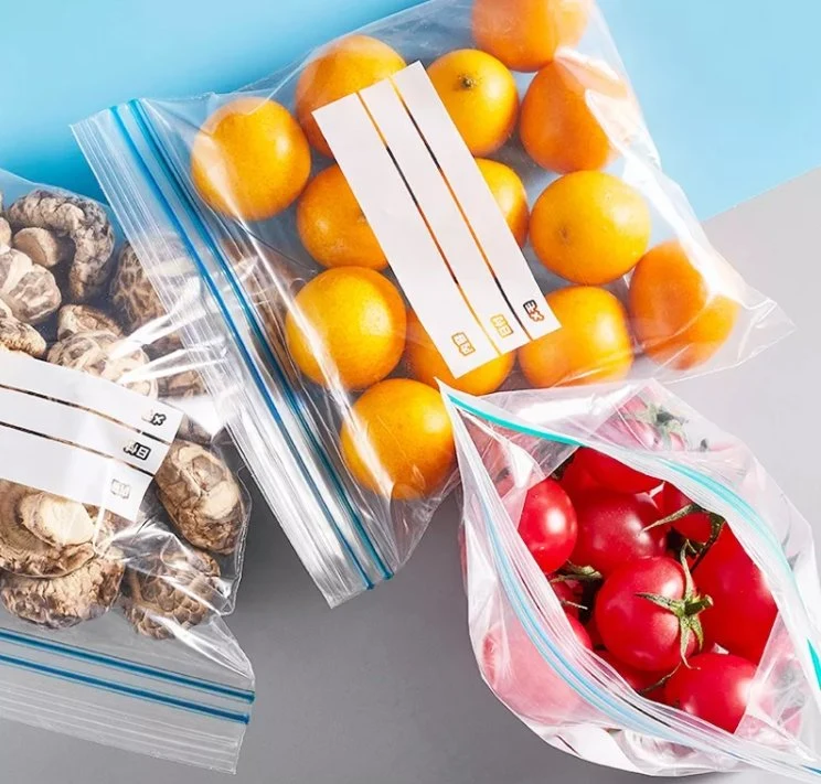 Sac d'emballage en plastique Ziplock pour l'entreposage des aliments de mer Emballage