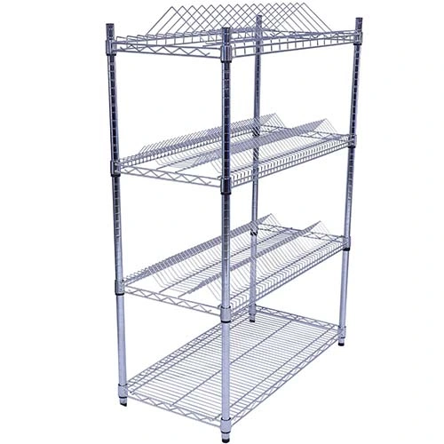 SMT Material Single Wire Racks Anti Static Metal Wire Shelving