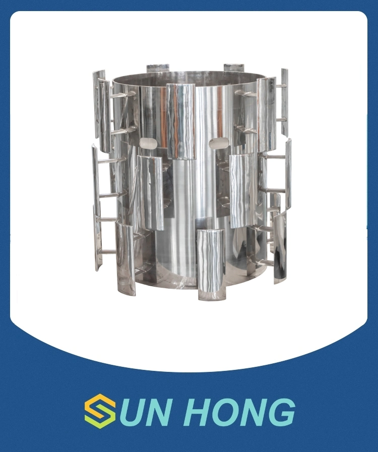 Paper Making Machine 0.2mm 0.25mm Pulp Line SS304 SS316 Slotted Type/ Wedge Wire Drilled High Pressure Screen Basket