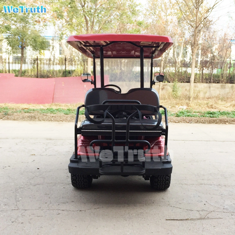 Electric Remote Control Golf Buggy 4 Wheel Gas Powered 2+2 Seater Golf Cart for Sale