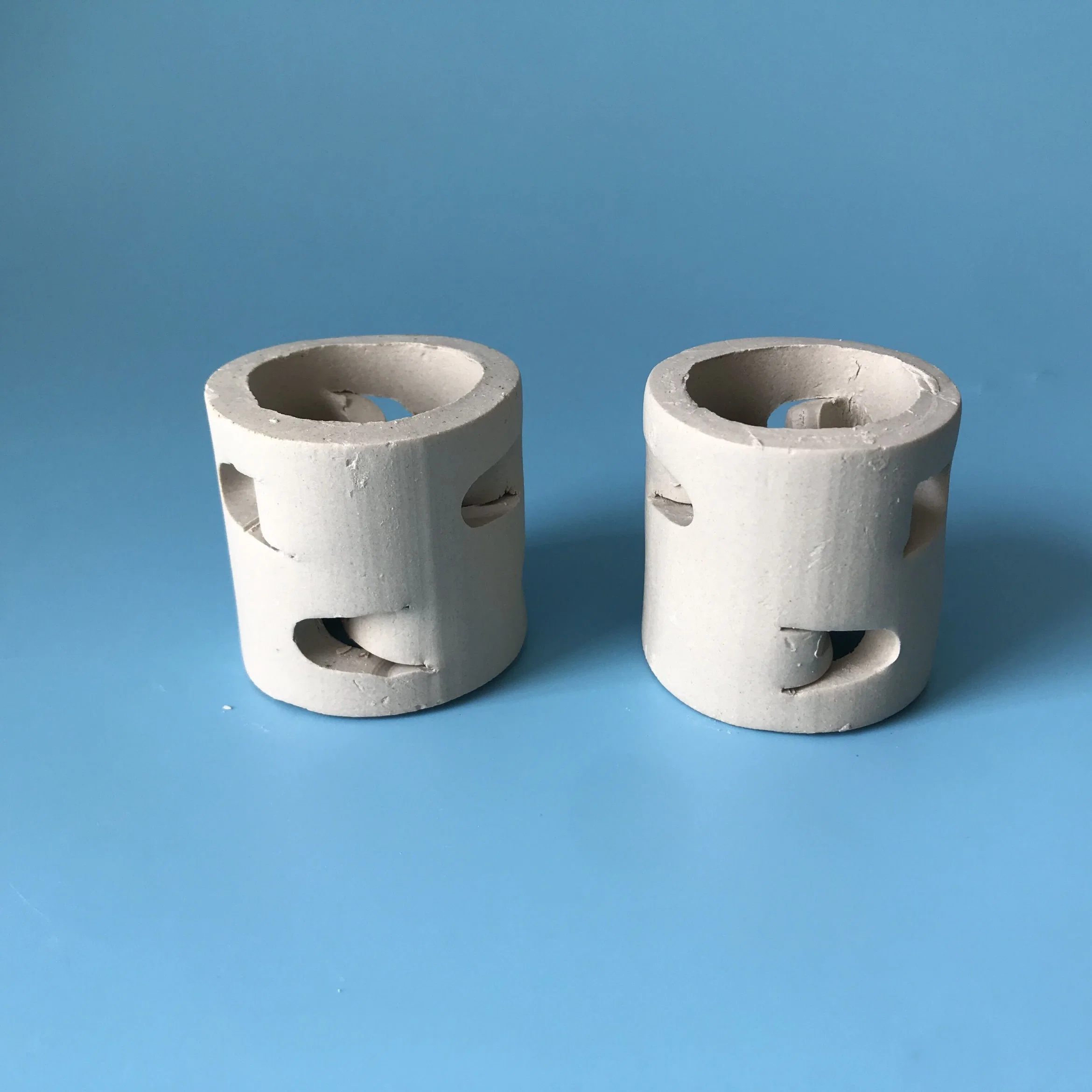 Chemische zufällige Verpackung 50mm Keramik-Pall-Ring für Absorption und Turmverpackung