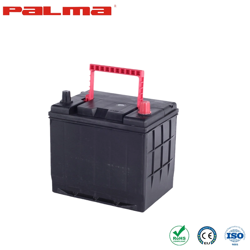 Palma de la batería de auto China fábrica Mf DIN55044 Batería Recargable de plomo ácido de batería de coche Mf para automoción