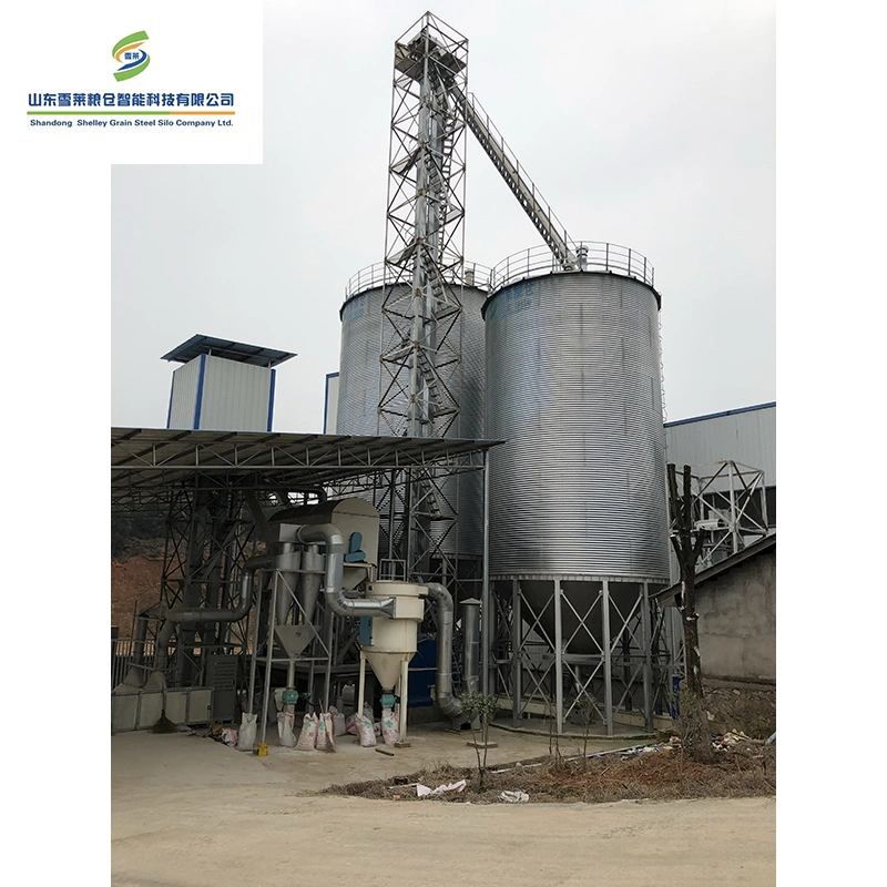 Factory Price Soybean Wheat Corn Maize Grain Silo Galvanized Storage Steel Silo for Sale