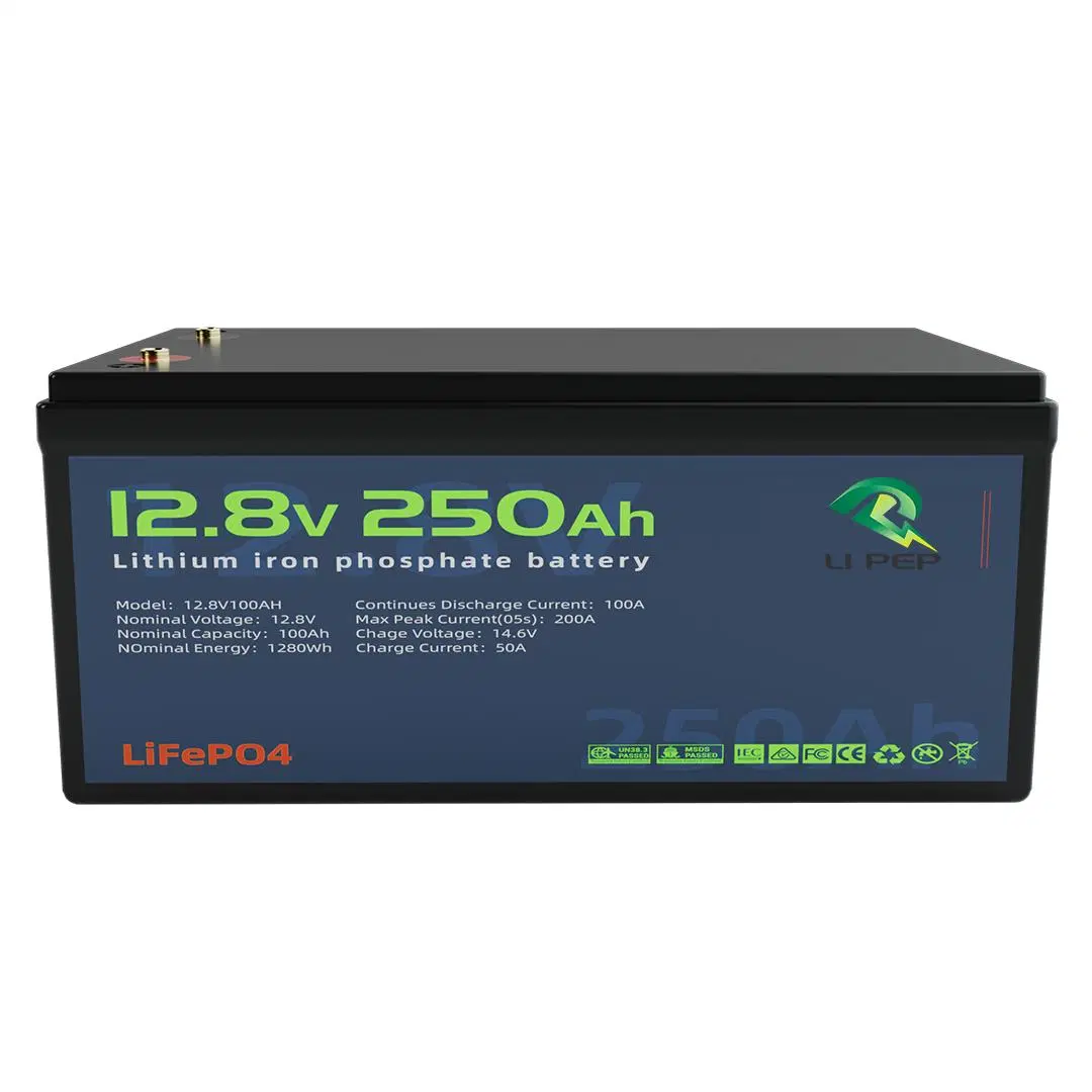 Перезаряжаемая литиевая батарея LiFePO4 12V200ah для солнечной батареи для хранения Упаковка с CE/TUV