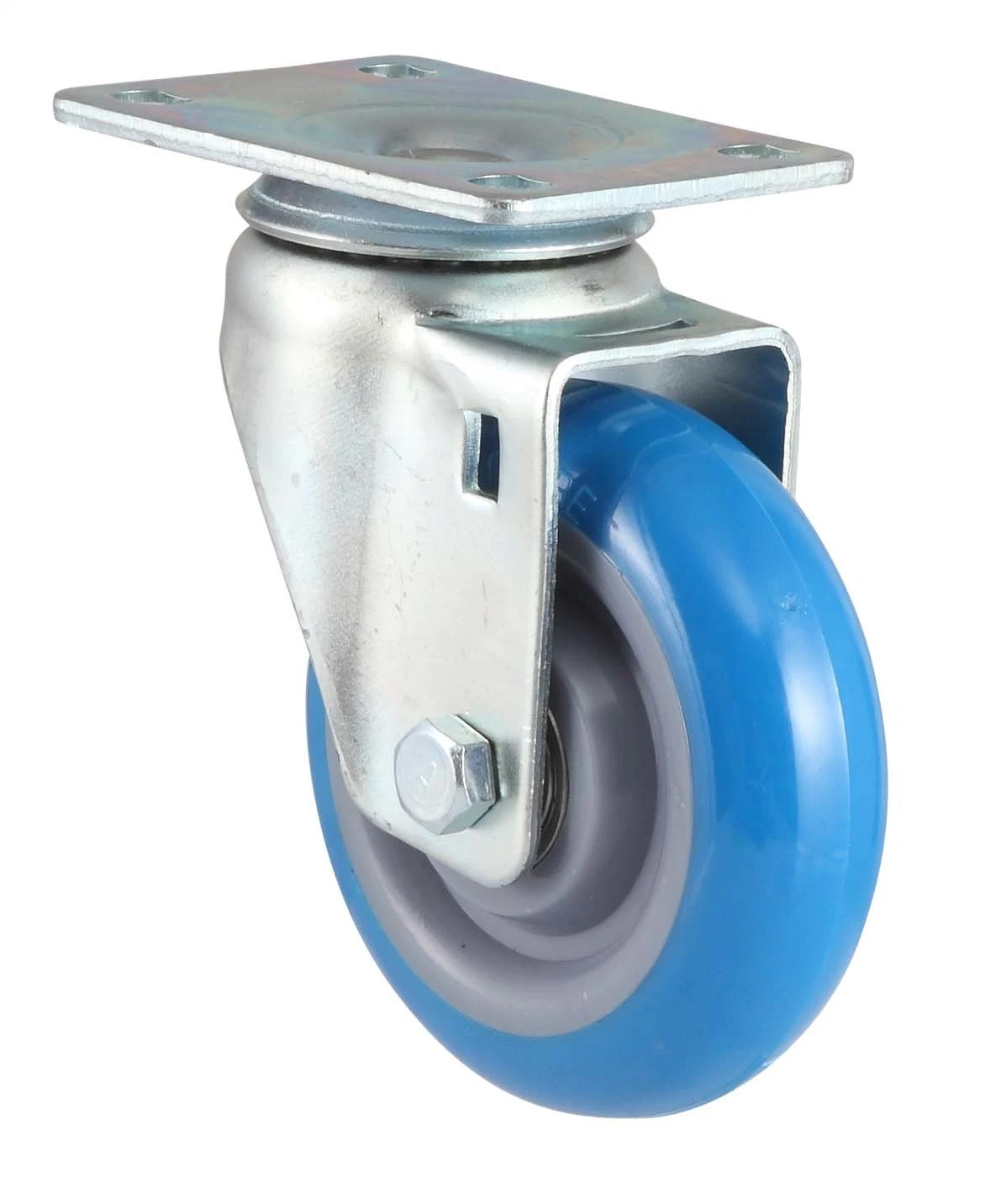 Middle-Duty 1.5/2/ 2.5/3 Inch Fixed Caster Wheel PVC Small Industrial Wheels