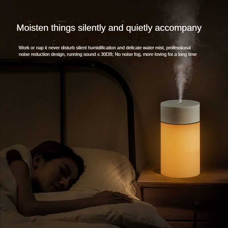 Room Humidifier Office Car Humificador Air Diffuser Desktop LED Lamp