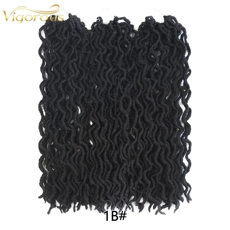 Los accesorios al por mayor estiramiento previo Locs gitana sintético Extensiones de Cabello Cabello trenzado