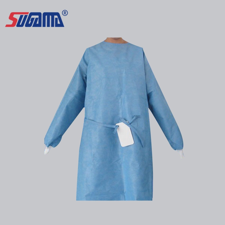 AAMI Level 3 Doctors Surgical Disposable Waterproof CPE Impervious Gown