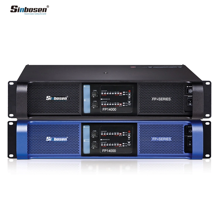 Sinbosen 2 Channel 5000 Watt High Power Professional Sound Stereo Fp14000 Amplifier