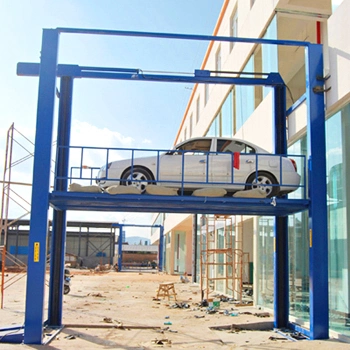 Wemet 4 Post Hydraulic Car Lift Platform Car Elevator Lifter