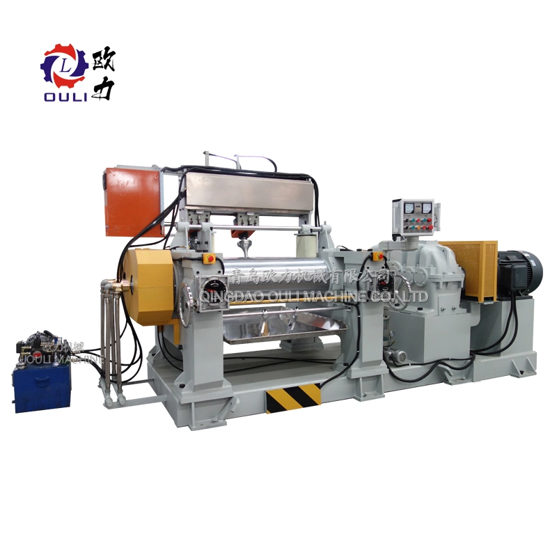 Top Safety Silicone Rubber Two Roll Mixing Mill, Soft Material Automatic Two Roll Mill, Open Mixer Machine
