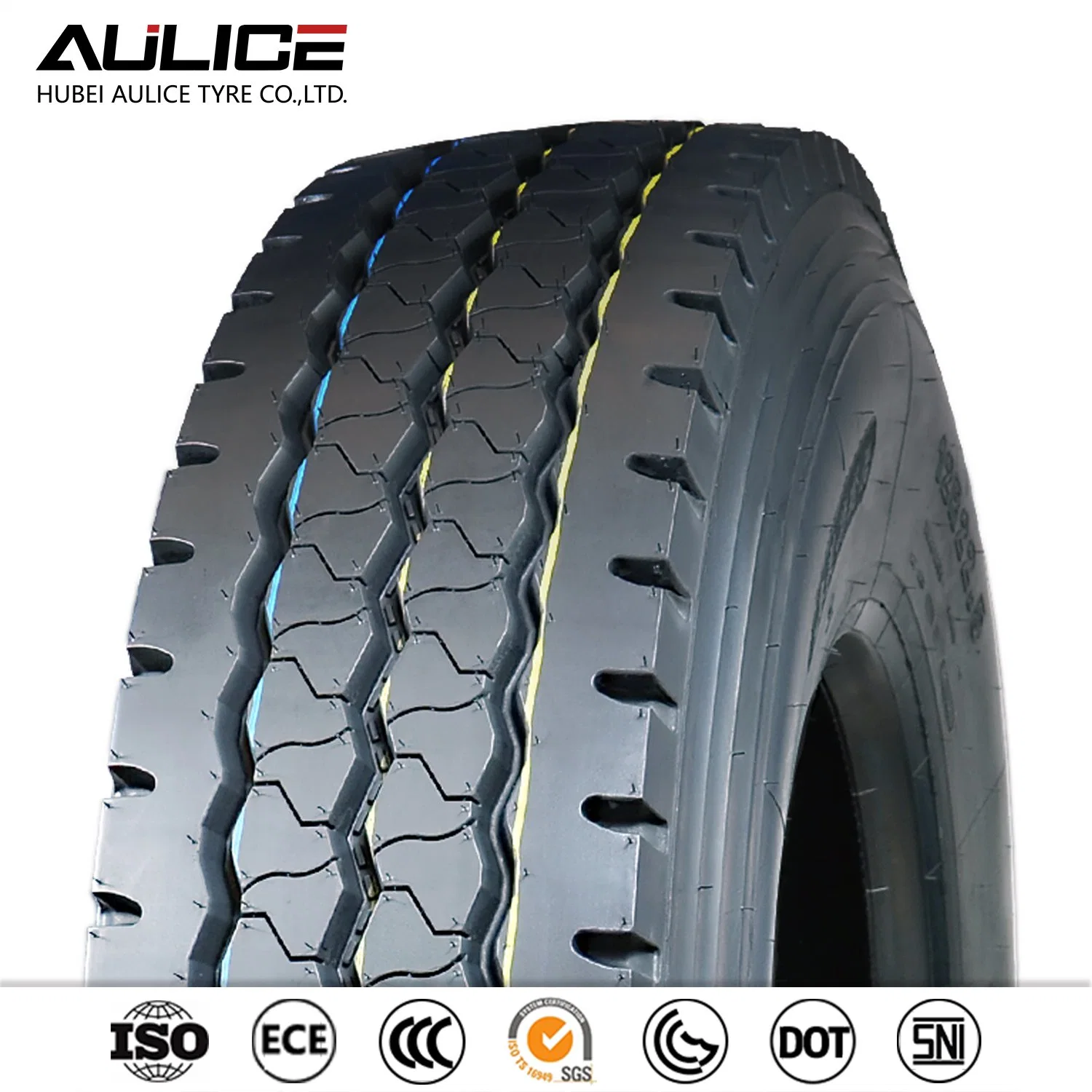 11R22.5 neumático de camión radial de acero, AR8181 AULICE TBR/OTR fábrica de llantas, neumáticos tubeless, fuerte tracción y agarre terreno superior