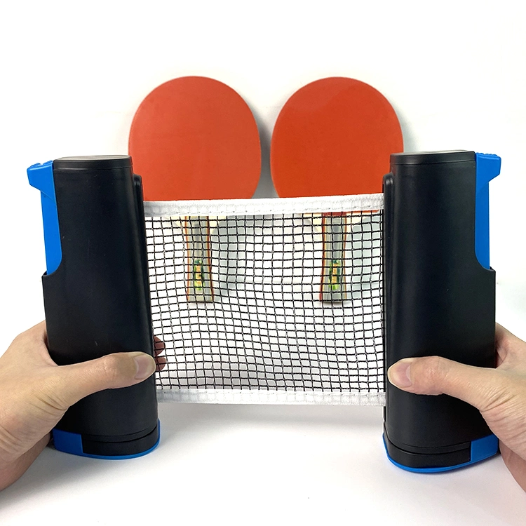 Juego de tenis de mesa Juego con pelotas de palas y portátil Net