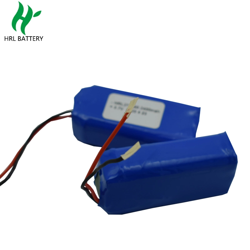 Rechargeable Lithium-Ion Polymer Battery Pack 3.7V2400mAh for GPS Tracker
